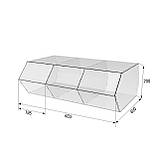 Диспенсер EKOSTAR для мармеладів, снеків, горіхів 3 комірки, фото 4