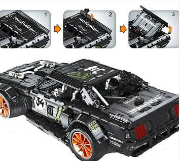 Lepin Technic 23009 Ford Mustang Hoonicorn V2 3168 AllInOne ID 3359585506386405942 4454 Prom.ua