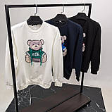 Чоловіча кофта світшот Dsquared2 Icon CK8566 синя, фото 3