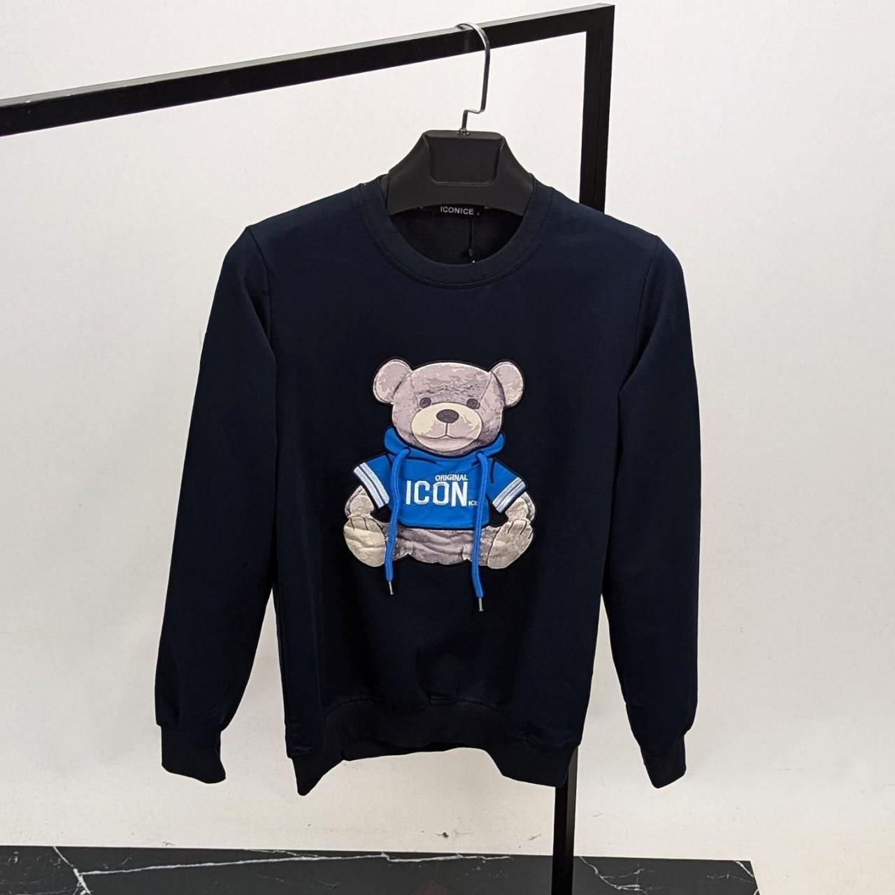 Чоловіча кофта світшот Dsquared2 Icon CK8566 синя, фото 1