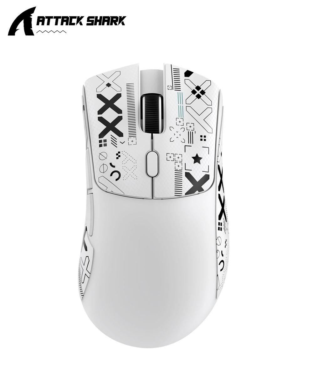 Бездротова мишка ATTACK SHARK R1 White | PAW3311 | 18000 DPI | 65 годин на одному заряді, фото 1
