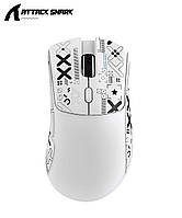 Бездротова мишка ATTACK SHARK R1 White | PAW3311 | 18000 DPI | 65 годин на одному заряді