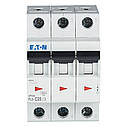 Автоматичний вимикач Eaton 3 полюси 25А кат.C PL6-C25/3 286603, фото 2