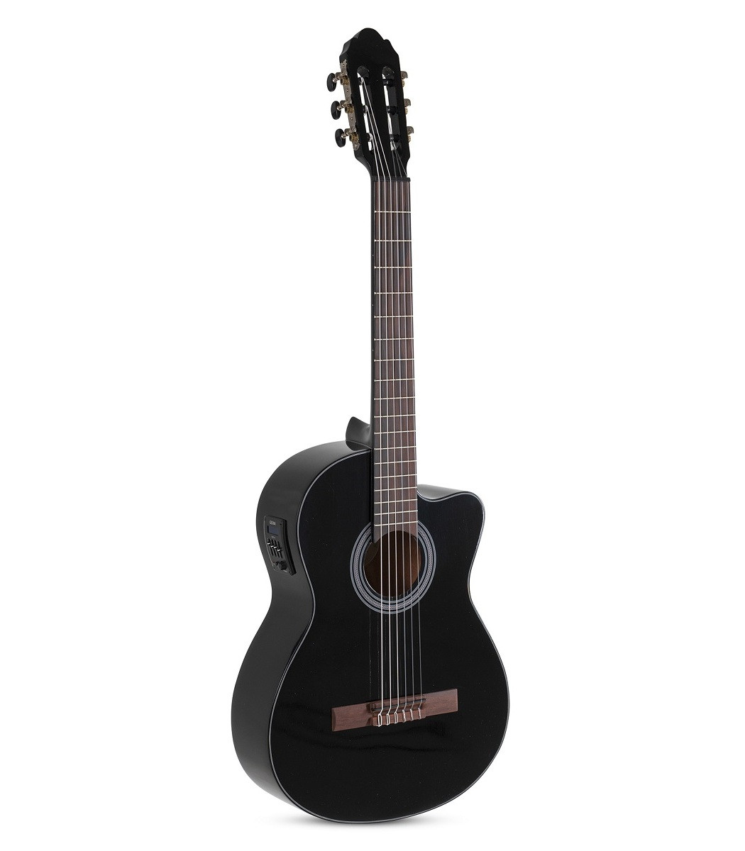Класична гітара зі звукознімачем GEWA STUDENT E-CLASSIC CUTAWAY 4/4 (Black)