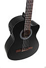 Класична гітара зі звукознімачем GEWA STUDENT E-CLASSIC CUTAWAY 4/4 (Black), фото 4