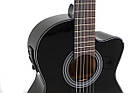 Класична гітара зі звукознімачем GEWA STUDENT E-CLASSIC CUTAWAY 4/4 (Black), фото 5
