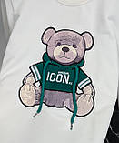 Чоловіча кофта світшот Dsquared2 Icon CK8565 біла, фото 5