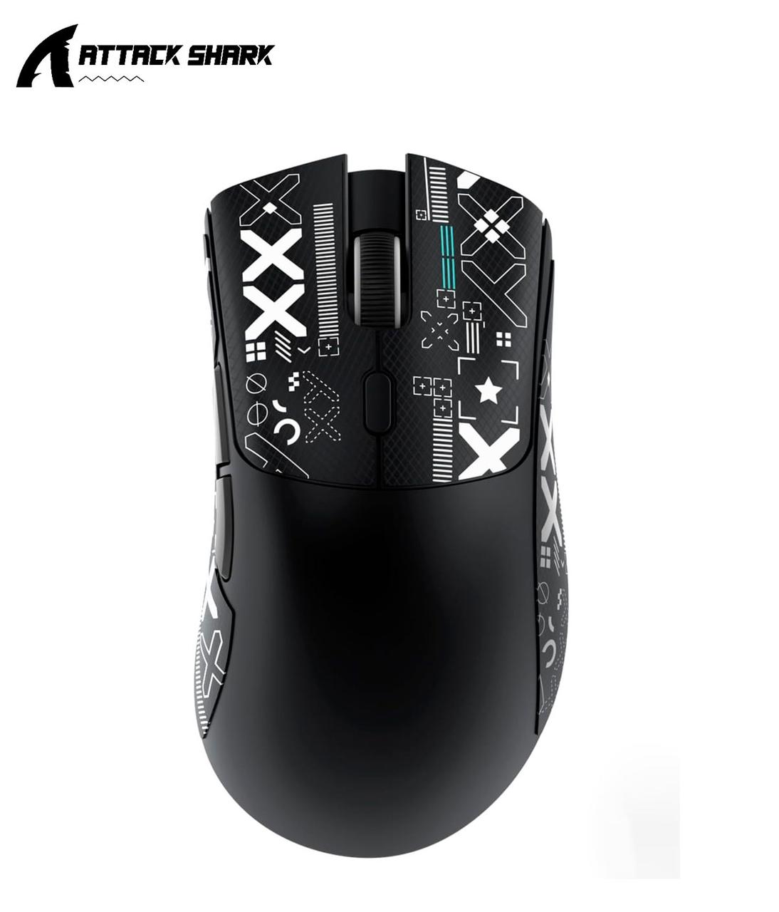 Бездротова мишка ATTACK SHARK R1 Black | PAW3311 | 18000 DPI | 65 годин на одному заряді, фото 1