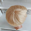 Перука коротка піксі з натурального волосся блонд GLORIA HH- 613, фото 8