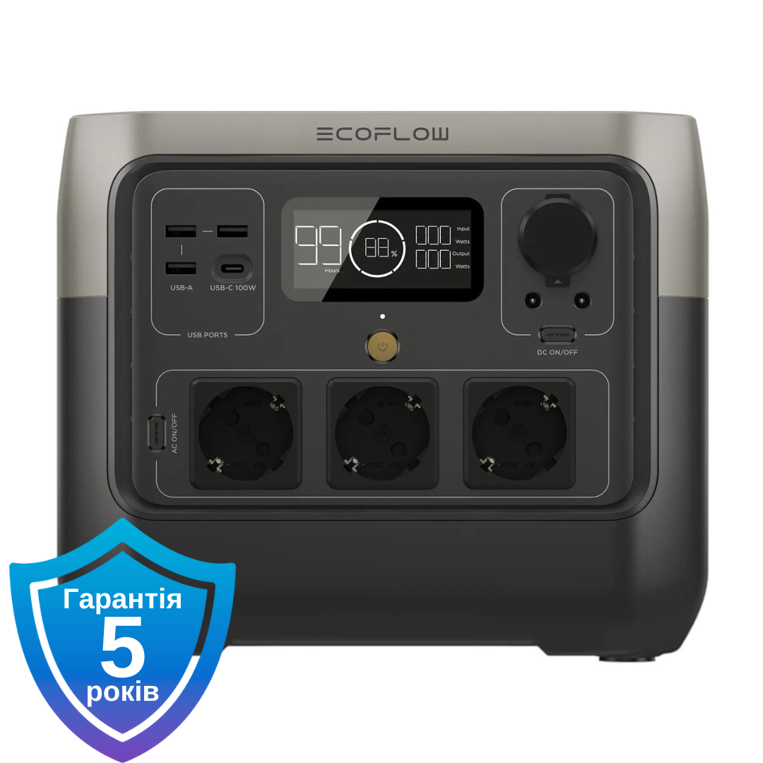 Зарядна станція EcoFlow RIVER 2 Pro (768 Вт·г)