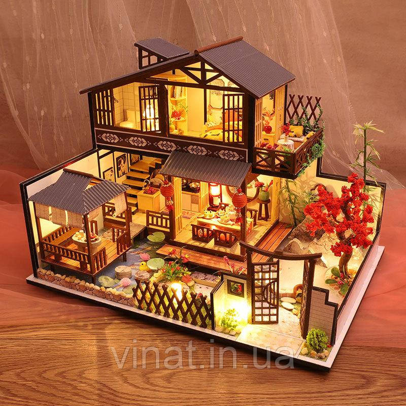 Румбокс Японський садовий будиночок Інтер'єрний конструктор DIY P-02, фото 1