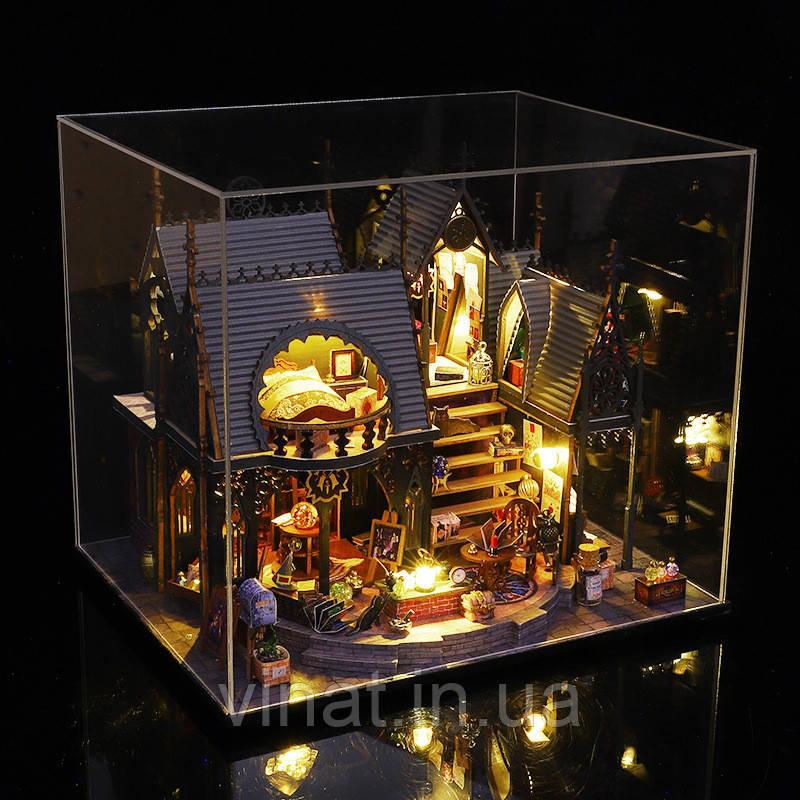 Румбокс Магічний Дім Луни Luna Magic House Roombox DIY House ES-011 + купол