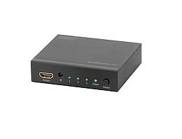 Відеокомутатор DIGITUS HDMI (INx3 - OUTx1) 4K (DS-48304) (без пульта, БП в комплекті) чорний бу