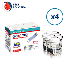 Тест-смужки GAMMA MS 50 шт. у 8 флаконах по 25 шт. у пакованні