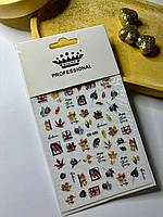 Наклейки для дизайну нігтів DD-669