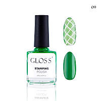 Лак для стемпінгу GLOSS Stamping polish 09, 8 мл