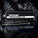 Накопичувач SSD 2 TB Patriot P400 Lite M.2 2280 PCIe NVMe 4.0 x4 3D TLC (P400LP2KGM28H) M.2 DS, фото 7