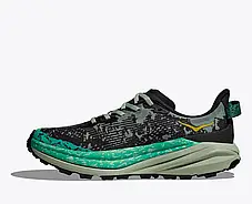 Кросівки для бігу жіночі Hoka Speedgoat 6 1147811Black/Aloe Vera, фото 3