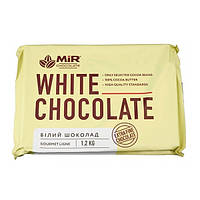 Шоколад білий Mir Chocolate 26% блок 1,2кг