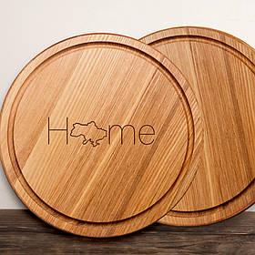 Дошка для нарізки "Home", 30 см, англійська