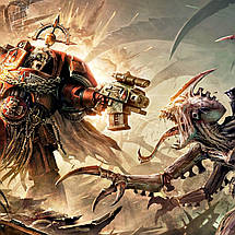 Плакат "Вархаммер 40000, Тираніди та Ультрамарини, Warhammer 40000", 43×60см, фото 2