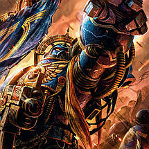 Плакат "Вархаммер 40000, Ультрамарин, Warhammer 40000", 60×60см, фото 2