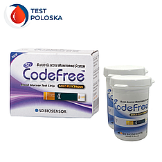 Тест-смужки SD CodeFree 50 шт. у 2 флаконі по 25 шт. в пакованні