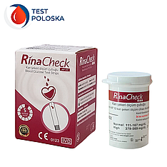 Тест-смужки Рина Чек (Rina Check) 50 шт. в 1 флаконі по 50 шт. в упаковці