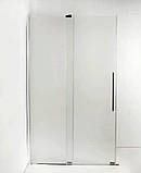 Душова перегородка Walk in INSANA Santa 120x190 розсувне матове скло 8 мм, фото 9
