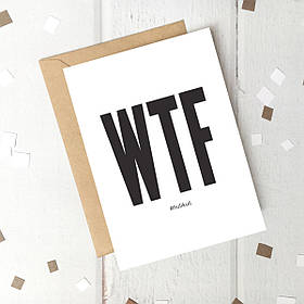 Листівка "WTF", англійська