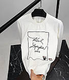 Чоловіча кофта світшот Karl Lagerfeld CK8557 біла XL, XXL, фото 7