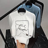Чоловіча кофта світшот Karl Lagerfeld CK8557 біла XL, XXL, фото 6