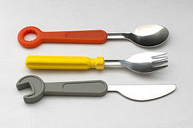 Набір дитячих столових приладів "Інструменти"
