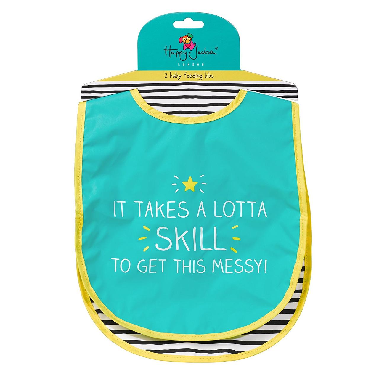 Набір нагрудників "It takes a lotta skill", англійська
