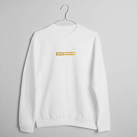 Світшот "Лидер сомнений" жіночий, Білий, L, російська