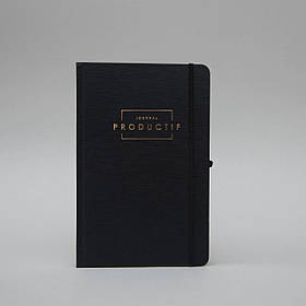 Щоденник Productivity Journal French, Чорний, French