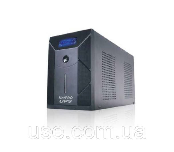 Блок безперебійного живлення NetPRO, 1,8кВт, 12V, line-interactive, 3000 VA, з внутрішніми акумуляторами