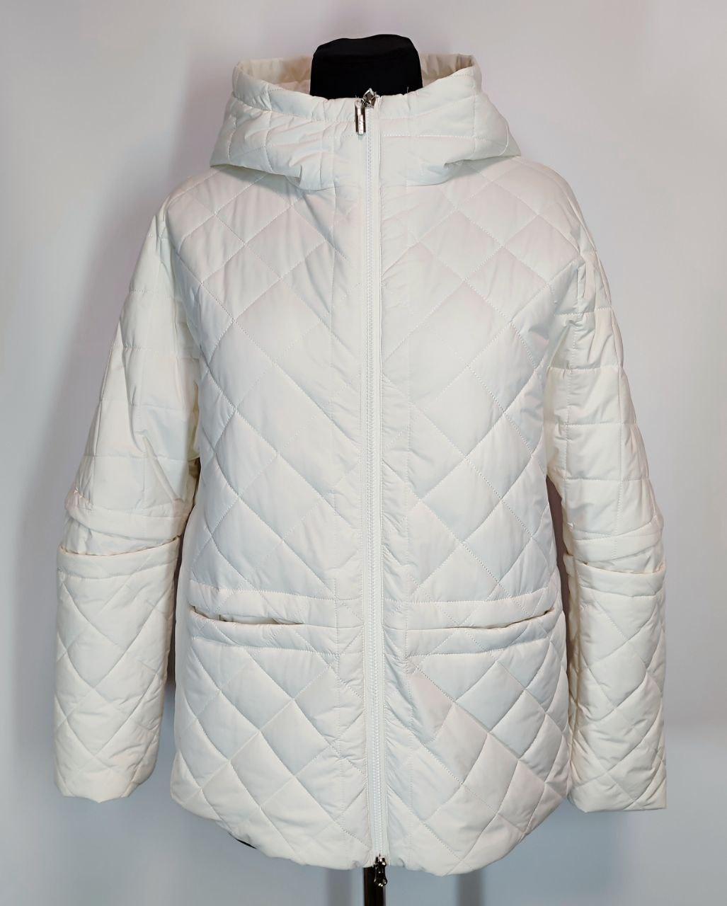 Куртка біла молочна демісезонна Lusskiri 6615 - фото 1 - id-p2358181115
