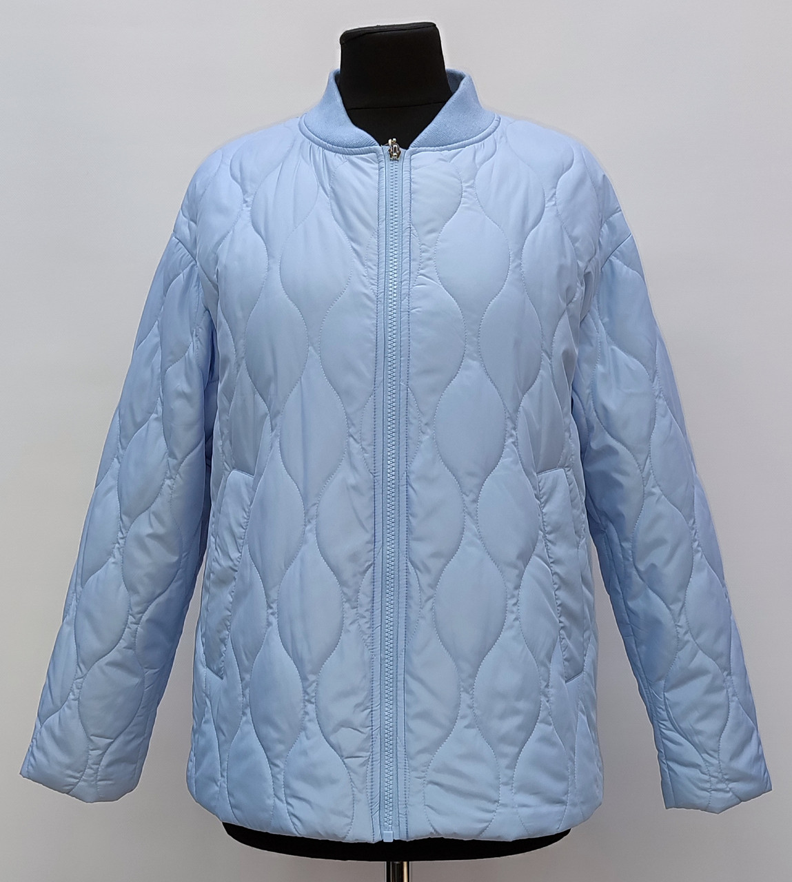 Куртка демісезонна Lusskiri 6618 блакитна - фото 1 - id-p2358181142