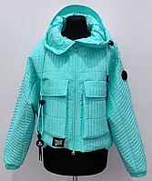 Куртка демісезонна Yimosis 5052 бірюзового кольору