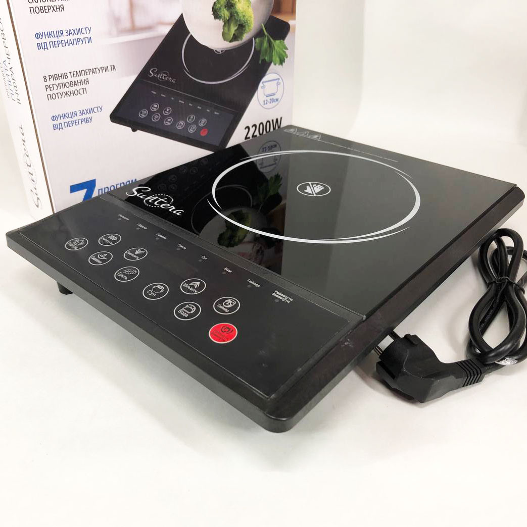 Побутова переносна електроплита, Плита для любителів готувати, Електричні плити хорошої якості XV-78 - фото 1 - id-p2358219592