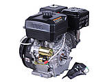 Двигун 192FE — бензин (під шліци діаметр 25 мм) (16 л.с.) з електростартером — TTG, фото 2