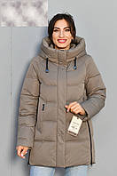 Куртка жіноча зимова бежева фабричний Китай