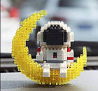 Мініконструктор Астронавт на Місяці з підсвіткою 368 деталей, конструктор космонавт 3д, фото 9