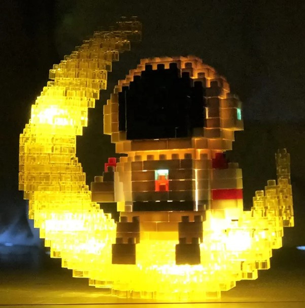 Космонавт конструктор мини с подсветкой