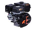 Двигун 177FE — бензин (під шліци діаметр 25 мм) (9 л.с.) з електростартером — TTG, фото 3