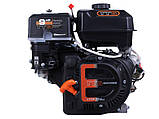Двигун 177FE — бензин (під шпонку діаметр 25 мм) (9 л.с.) з електростартером — TTG, фото 5