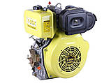 Двигун дизельний 1100FE під шліци діаметр 25 мм 15 к.с. з електростартером Y BOX, фото 2
