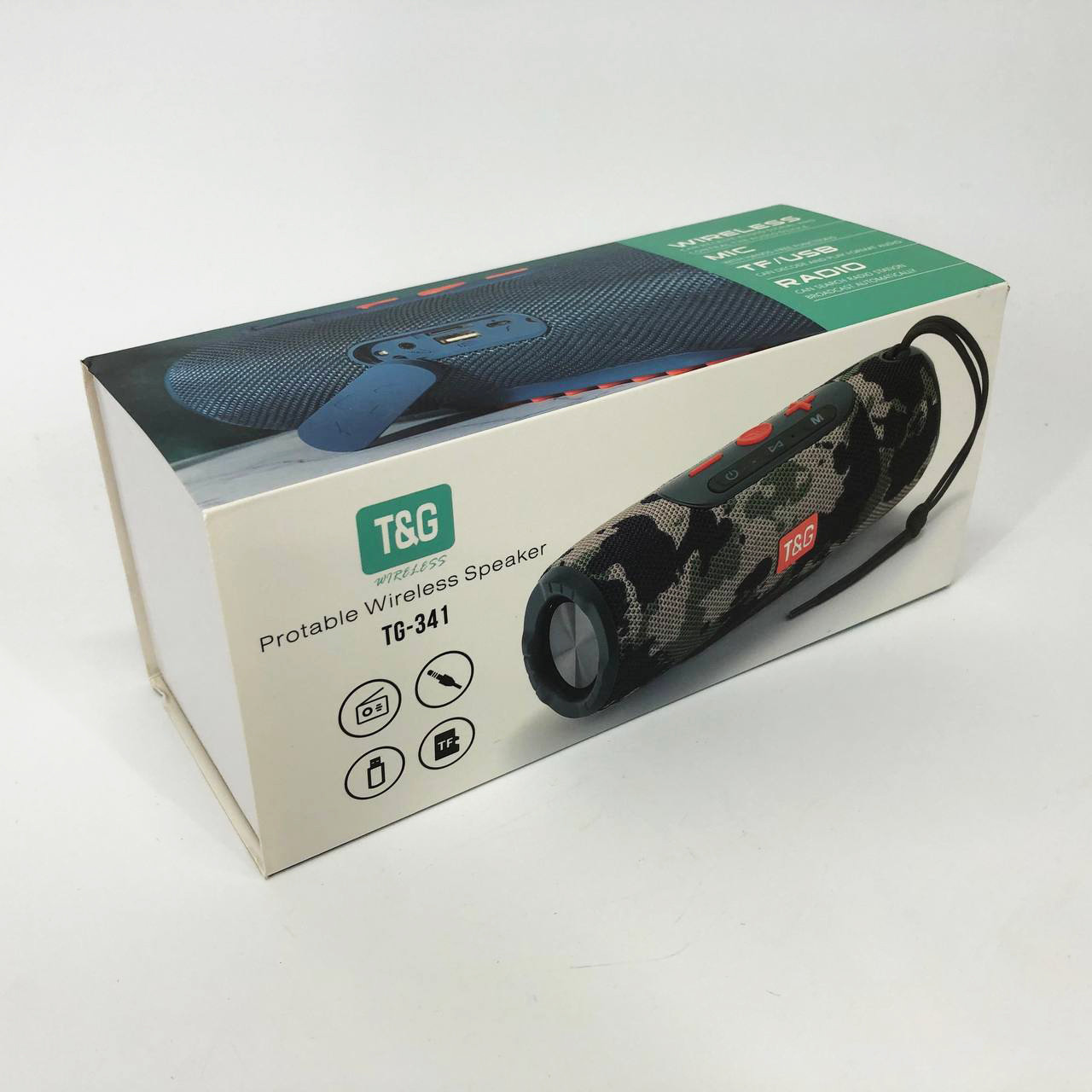 Що світиться TG341, Блютуз колонка з різнокольоровою підсвіткою, Bluetooth стерео колонка UY-580 з радіо