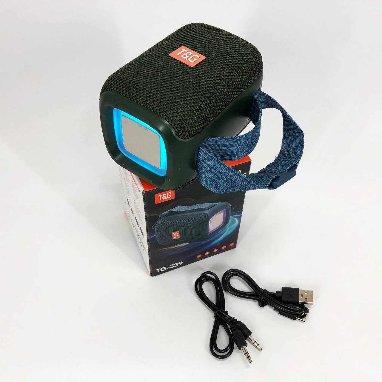 Акумуляторна колонка для музики TG339, Bluetooth стерео колонка з радіо, WD-986 Колонка-динамік bluetooth